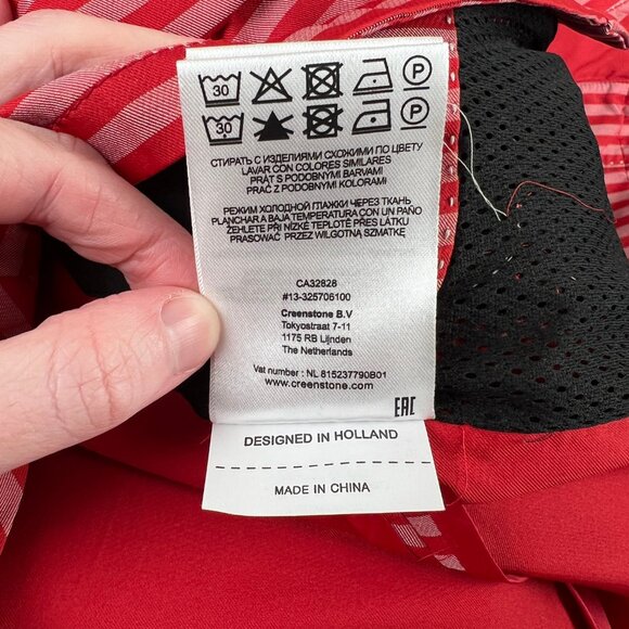 Anthropologie Creenstone Raincoat Rain Jacket Coat Colourful Funky Bright Spring - Picture 7 of 12